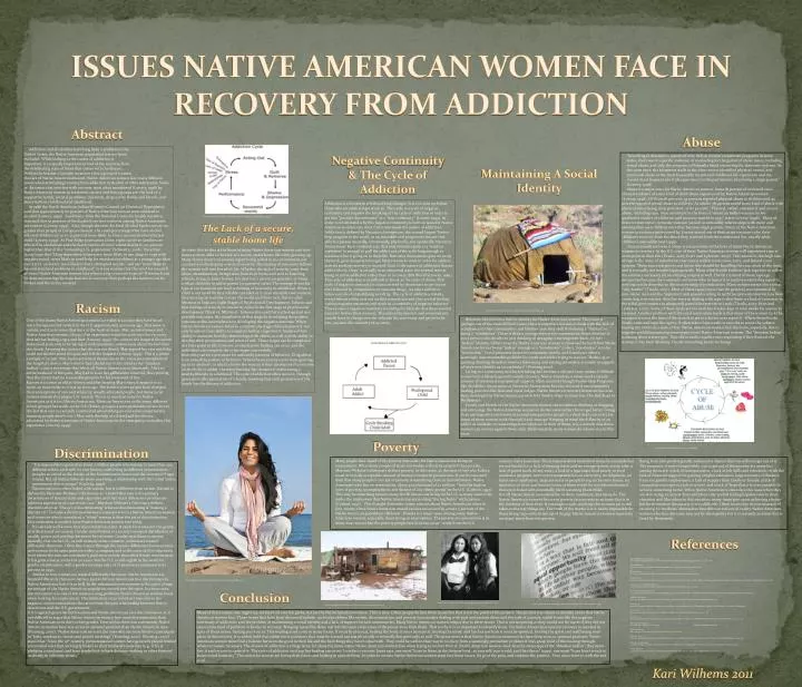 issues native american women face in recovery from addiction