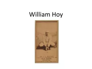 William Hoy