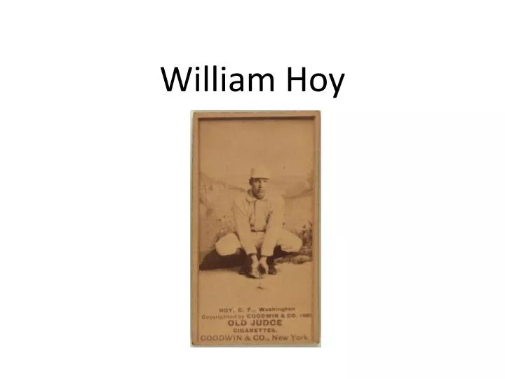 william hoy