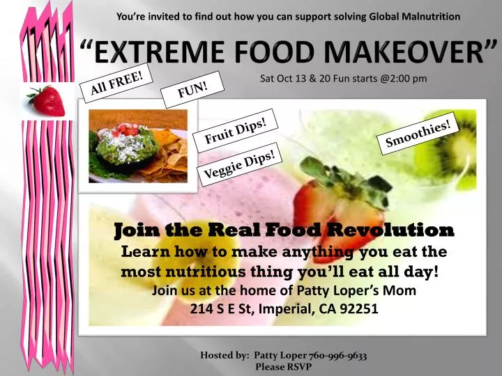 extreme food makeover