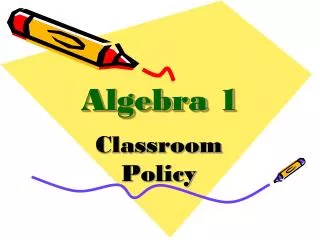 Algebra 1