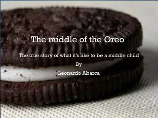 The middle of the Oreo