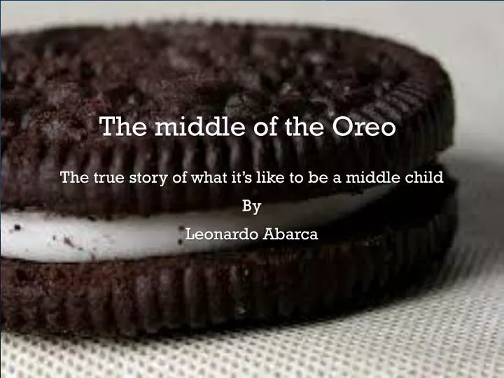 the middle of the oreo