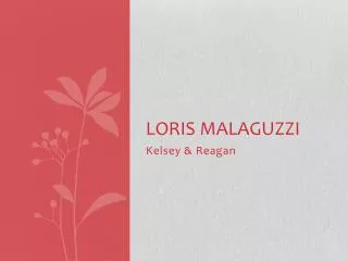 Loris Malaguzzi