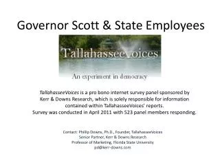 Governor Scott &amp; State Employees