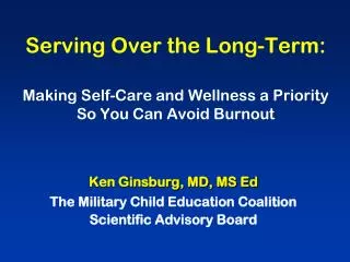 Serving Over the Long-Term: Making Self-Care and Wellness a Priority So You Can Avoid Burnout