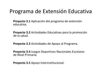 programa de extensi n educativa