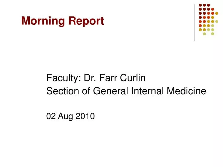 faculty dr farr curlin section of general internal medicine 02 aug 2010