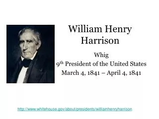 William Henry Harrison