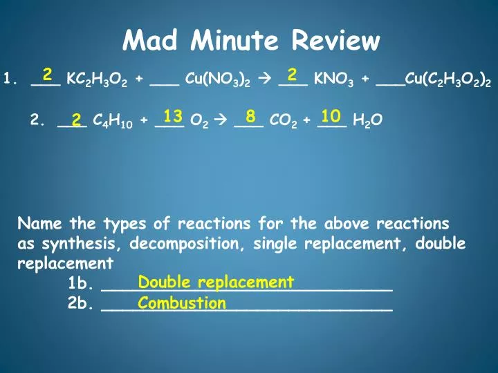 mad minute review