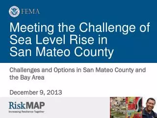 Meeting the Challenge of Sea Level Rise in San Mateo County