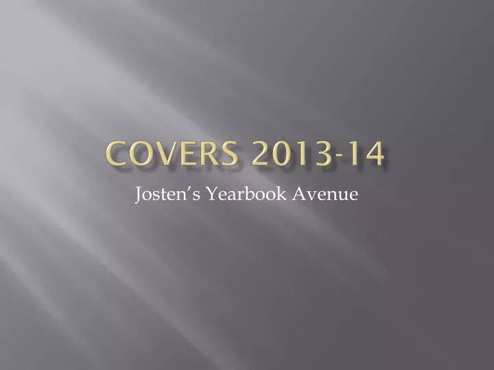 covers 2013 14