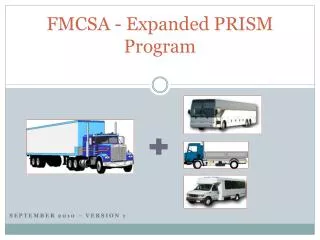 FMCSA - Expanded PRISM Program