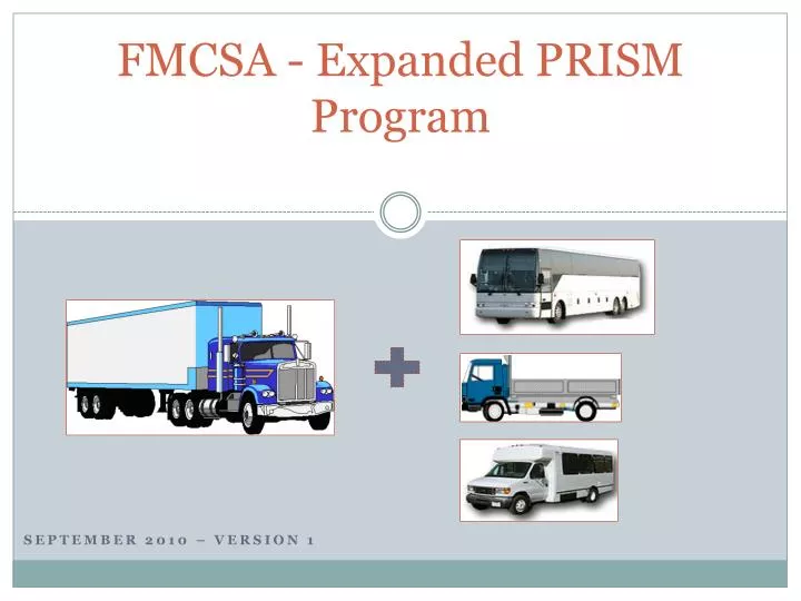 fmcsa expanded prism program