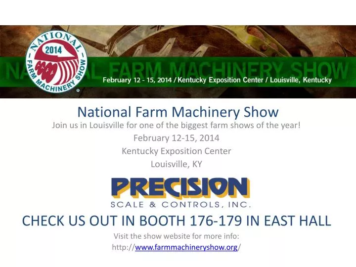 national farm machinery show