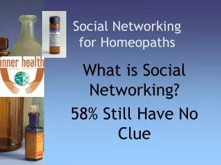 Social Networking for Homeopaths