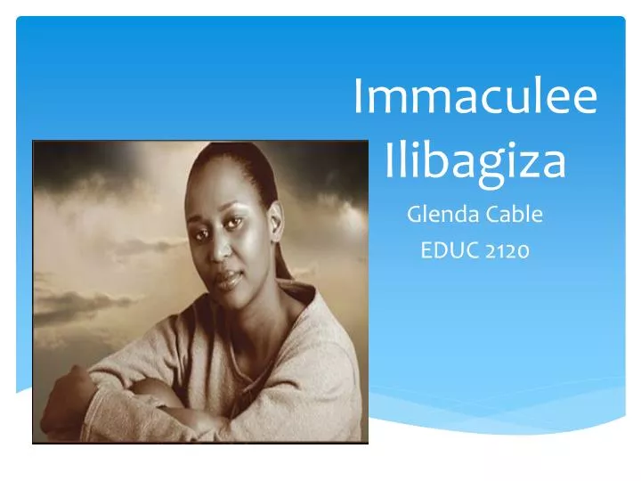 immaculee ilibagiza