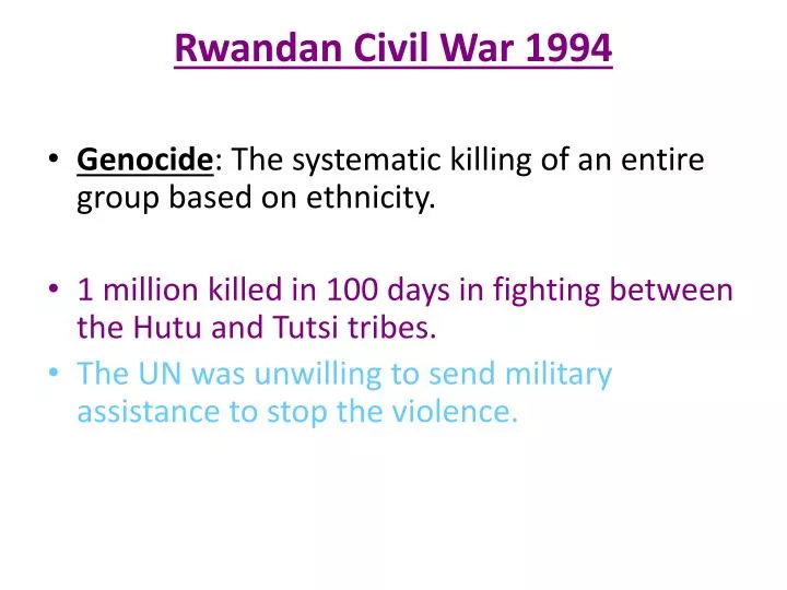 rwandan civil war 1994