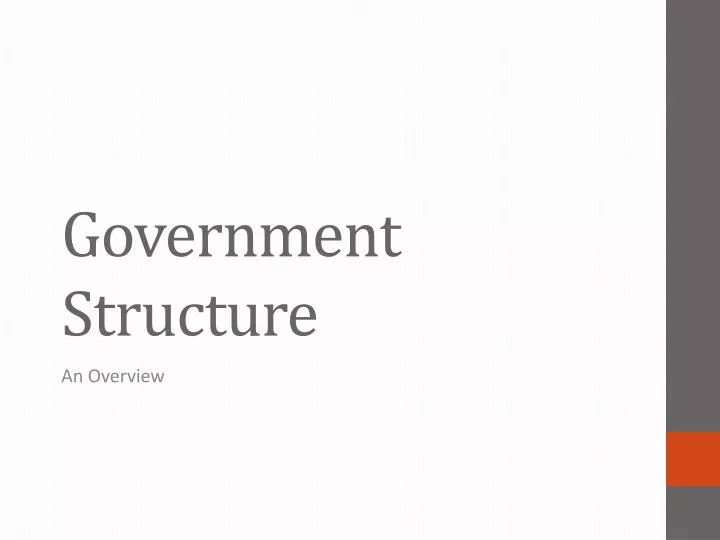 government structure