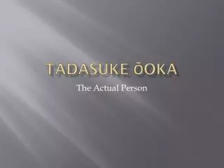 Tadasuke ?oka