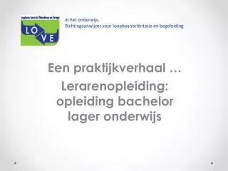 in het onderwijs richtingaanwijzer voor loopbaanori ntatie en begeleiding