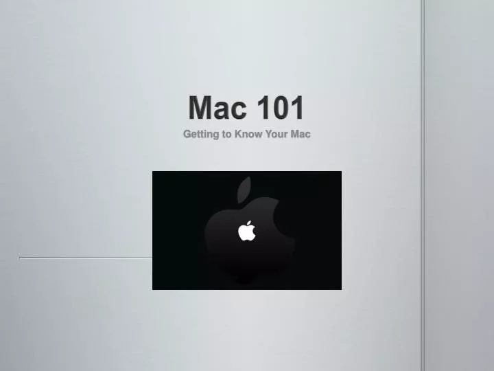 mac 101
