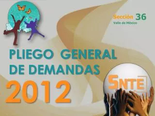 pliego general de demandas