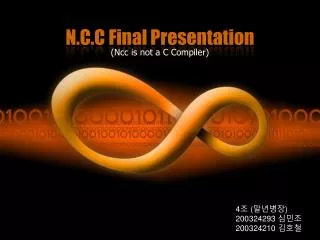 N.C.C Final Presentation