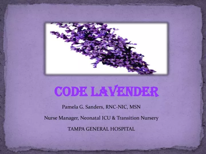 Code Lavender N 