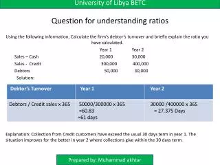 Question for understanding ratios