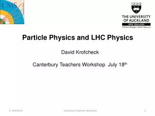 Particle Physics and LHC Physics