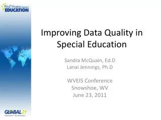 Improving Data Quality in Special Education