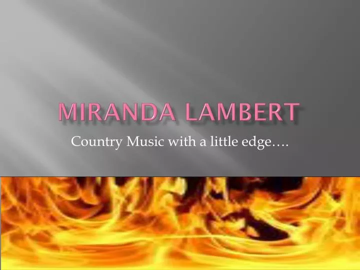 miranda lambert