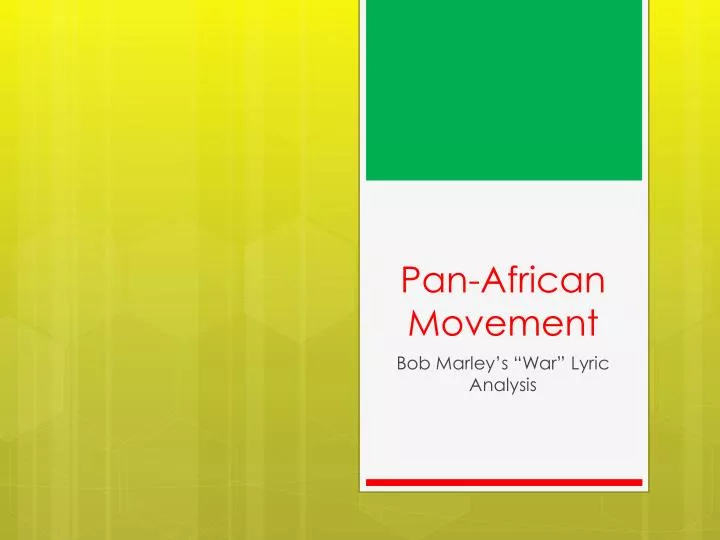pan african movement