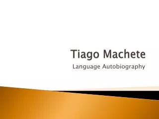 Tiago Machete