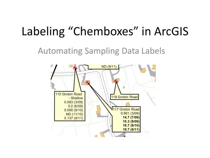 labeling chemboxes in arcgis