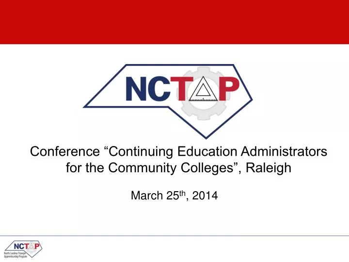 conference continuing education administrators for the community colleges raleigh
