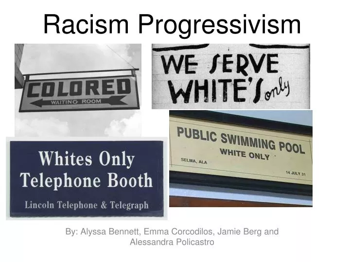 racism progressivism