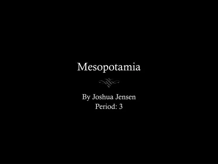 mesopotamia