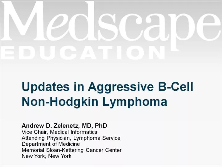 updates in aggressive b cell non hodgkin lymphoma