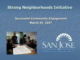 Strong Neighborhoods Initiative