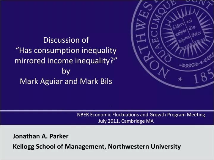 discussion of has consumption inequality mirrored income inequality by mark aguiar and mark bils