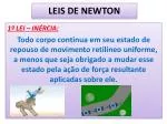 LEIS DE NEWTON - slide 1