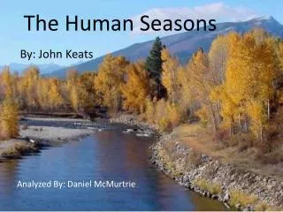 The Human Seasons