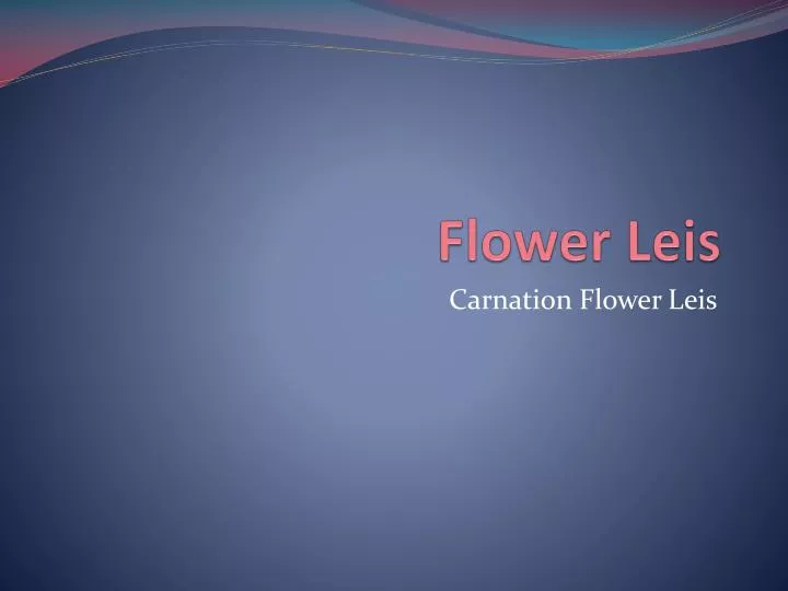 flower leis