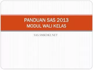 panduan sas 2013 modul wali kelas