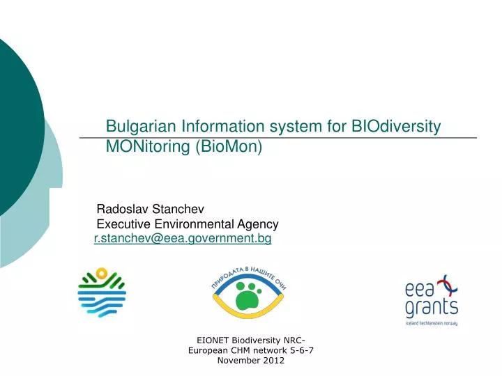bulgarian information system for biodiversity monitoring biomon