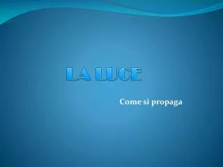 come si propaga