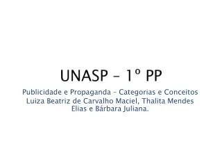 unasp 1 pp