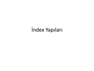 ndex yap lar